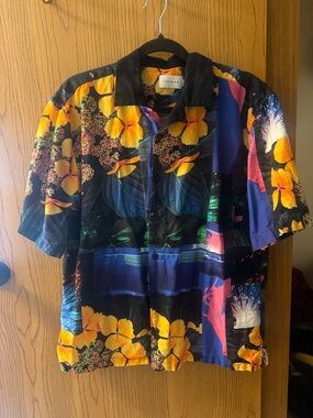TOPMAN Hawaiian button up size M